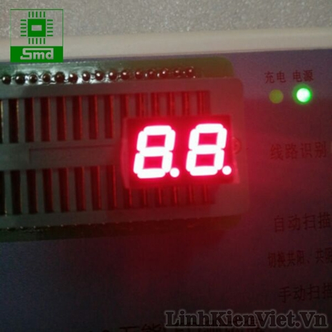 Led 7 thanh 0.28 x2 Am chung (RED)