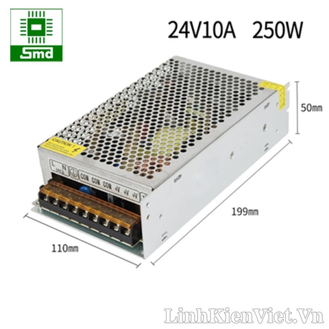 Nguồn tổ ong 24V -10A