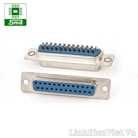 Đầu cắm DB25 Cái - Chân thẳng