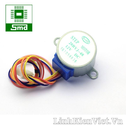 Động cơ bước giảm tốc 28BYJ48 (12V)