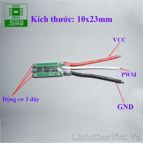 Mạch điều khiển động cơ không chổi than mini 2S 7A (5-8.5V)