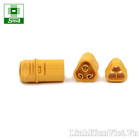 Jack Amass MT30 màu vàng nối nguồn điện