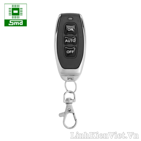 Tay phát RF433 3 nút chống nước (On-Auto-Off)__R6-4