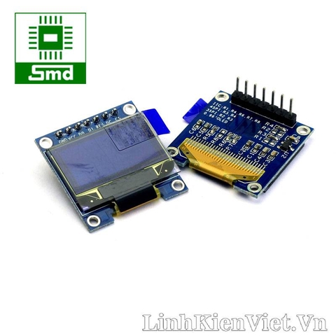 Màn hình OLED 0.96 inch giao tiếp SPI màu trắng