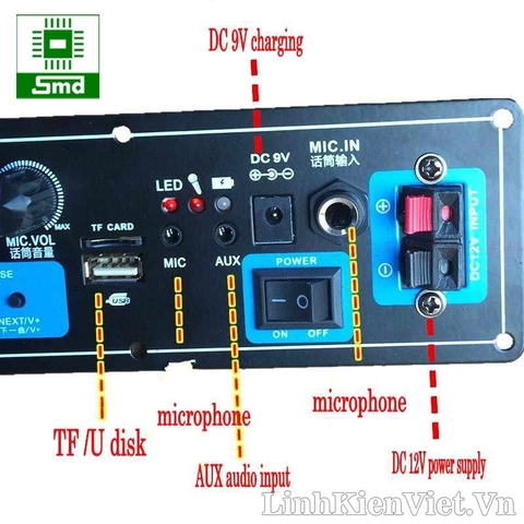 Mạch loa kéo giá rẻ 80W 335A