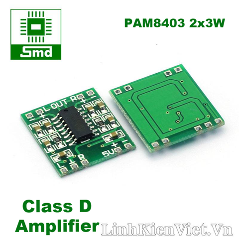 Module loa mini 2x3W PAM8403