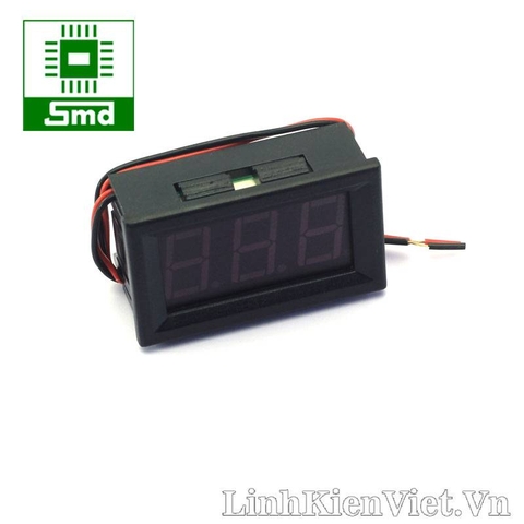 Vôn kế đo áp DC 4.5 - 30V hiển thị led 0.56 inch (Vỏ chữ nhật)