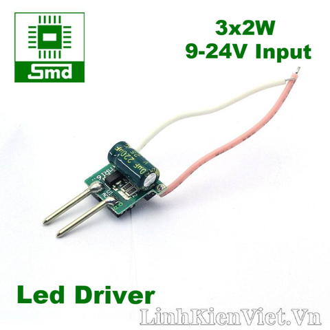 3x2W Led driver 9-24V (Buck)