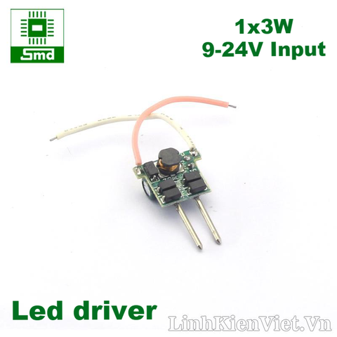 1x3W Led driver 9-24V (Buck)