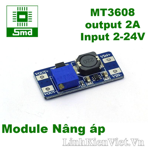 Module nâng áp 2A MT3608 (2-24V)