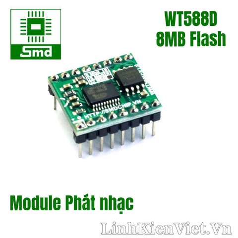 Module Phát nhạc WT588D (8MB flash)