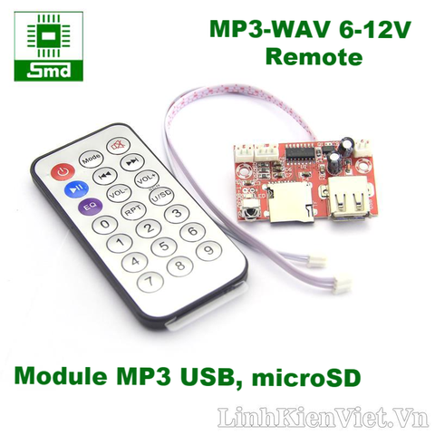 Module USB SD MP3 (Có điều khiển)