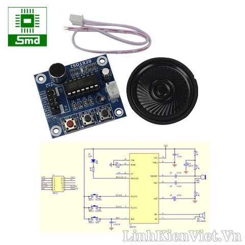 Module ghi âm ISD1820