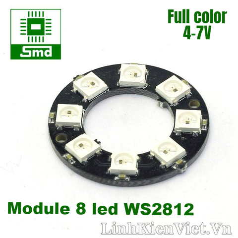 Module 8 Led RGB WS2812 (Tròn)