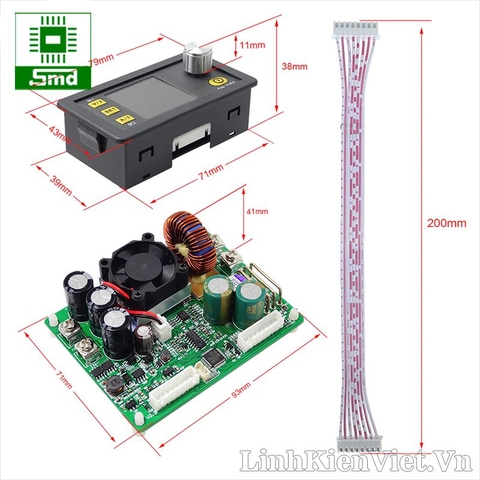 DPS5015 Communication Constant Voltage Current Step Down Digital Power Supply (DPS5015-USB with bluetooth)