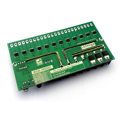 Mạch led nháy theo nhạc 24 cổng RGB
