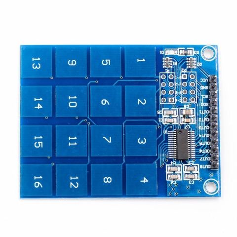 Module cảm biến cảm ứng điện dung TTP229 16 kênh