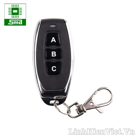 Tay phát RF433 3 nút chống nước (A-B-C)