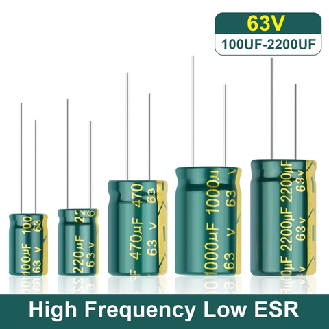 Tụ hóa 63V 2200uF (Tụ phân cực 63V 2200uF)
