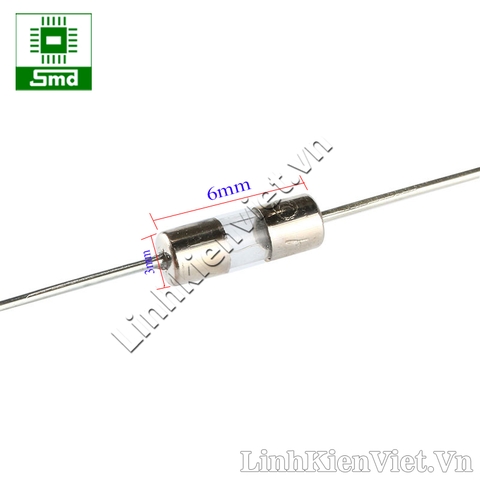 Cầu chì ống 3x10mm có chân hàn