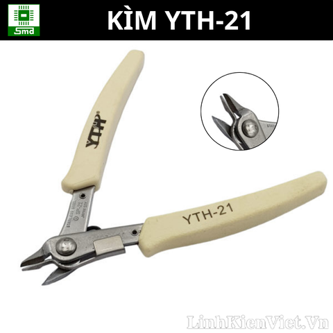 Kìm cắt chân linh kiện thép không gỉ YTH đầu thẳng cong các loại