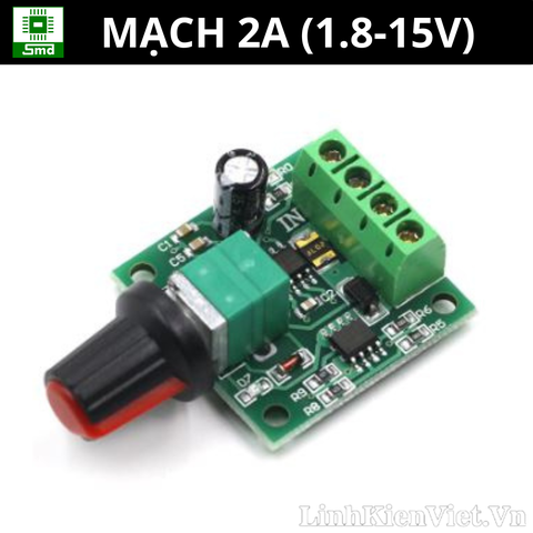Mạch điều khiển tốc độ động cơ ( Băm xung PWM) 2A(1.8V-15V), 5A(4.5V-35V),10A(12V-24V)