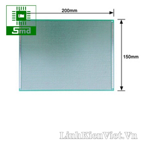 PCB đục lỗ 1 mặt 15x20 (Bo thủy tinh)