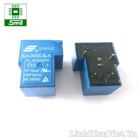 Relay SLA-24VDC-SL-A 24V 30A (4 chân)
