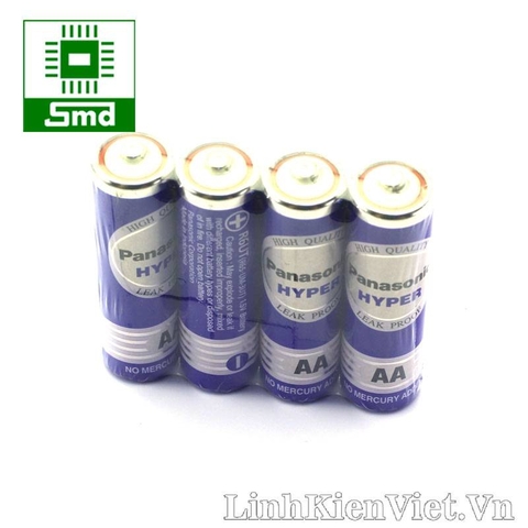 Pin AA Panasonic R6UT/4S (Vỉ 4 viên)