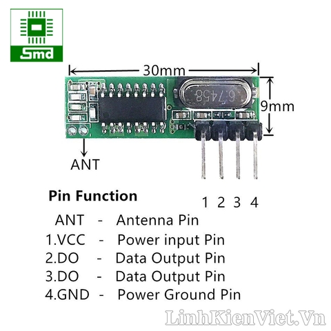 Module thu RF433 (RX-740)