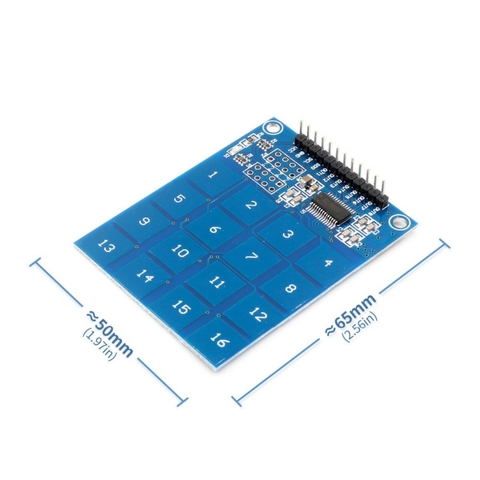 Module cảm biến cảm ứng điện dung TTP229 16 kênh