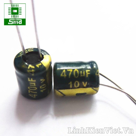 Tụ phân cực 470uF 10V (6x7mm)