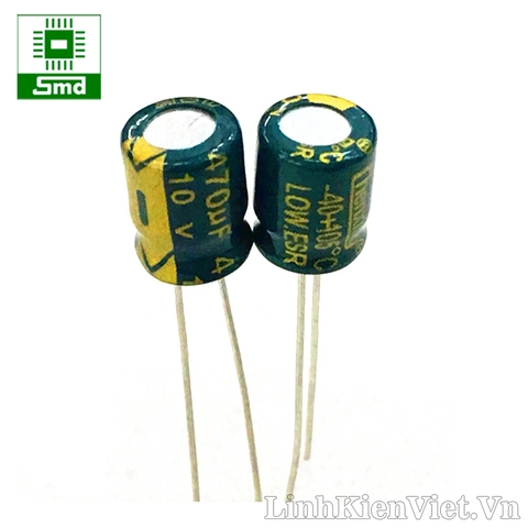 Tụ phân cực 470uF 10V (6x7mm)