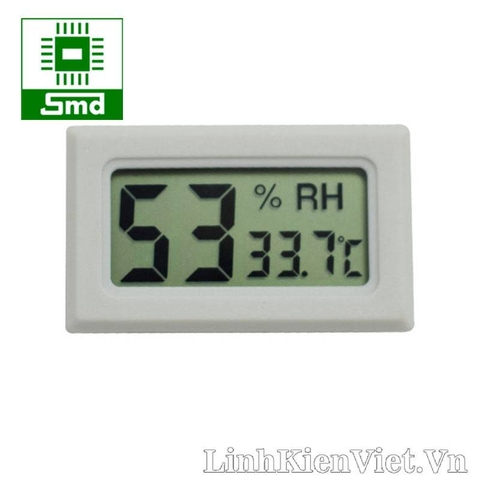 Đồng hồ đo nhiệt độ - độ ẩm mini (đầu đo gắn trong)