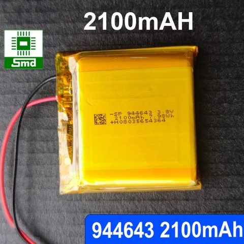 Pin lithium , Pin Li-Po 3.7V 944643 2100mAh