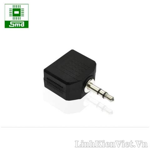 Jack Audio đực 3.5mm hai đầu ra cái 3.5