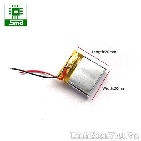 Pin lithium 502020 150MAH 3.7V