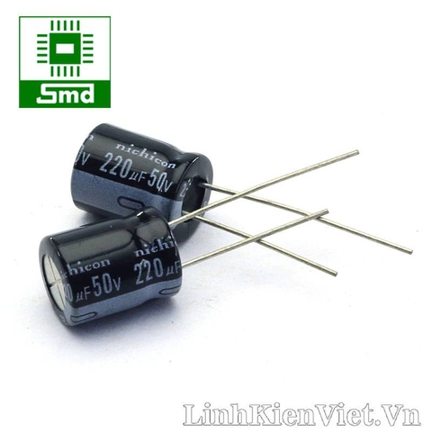 Tụ phân cực 220uF 50V (10x13mm)