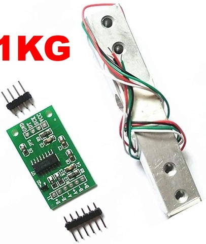 Module Cảm Biến khối lượng 1KG+ module HX711