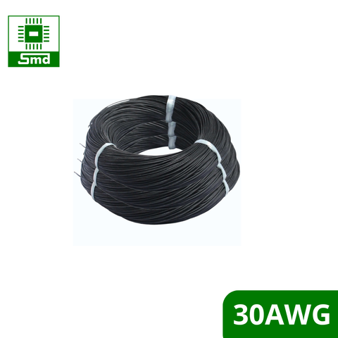 Dây Silicon Đen chịu nhiệt loại nhỏ(30AWG) chống cháy, chịu dòng cao