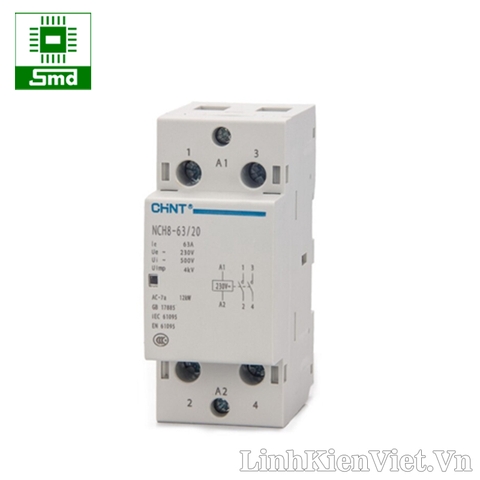 Khởi động từ 1 pha Chint 63A NCH8-63/20 63A/220V__PA2-8