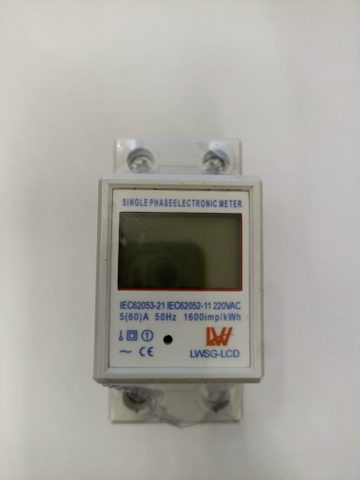 KHÔNG RESET 5 THÔNG SỐ - Công tơ điện tử 1 pha DDS3288 220V 5(60)A