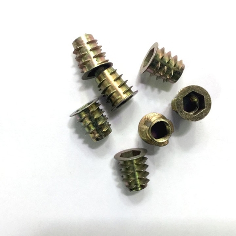 Gói 10 Con ỐC CẤY CÓ TAI, TÁN CẤY GỖ - ỐC CẤY GỖ CÓ VÀNH gắn bên trong bên ngoài nội thất