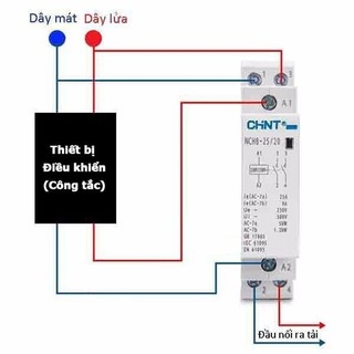 Khởi động từ 1 pha Chint 20A NCH8-20/20 20A/220V__PA2-8
