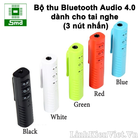 Bộ thu Bluetooth Audio 4.0 dành cho tai nghe (3 nút nhấn)