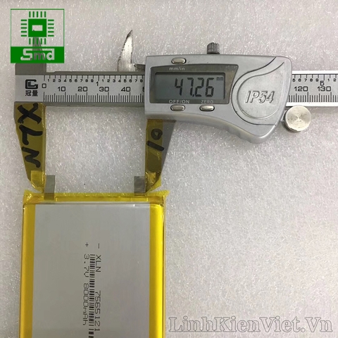 Pin Lithium 7565121 8000mAh 3.7V