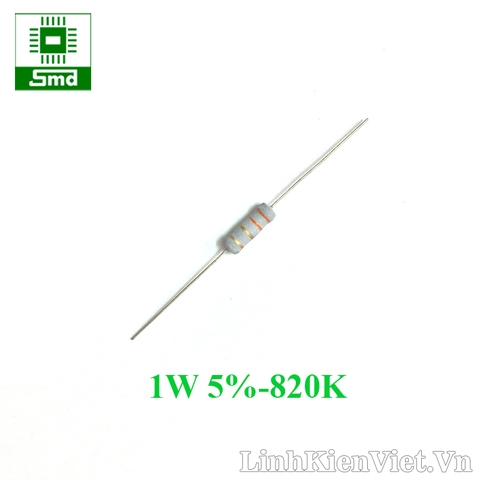 Điện trở công suất 1W 5% - 820K