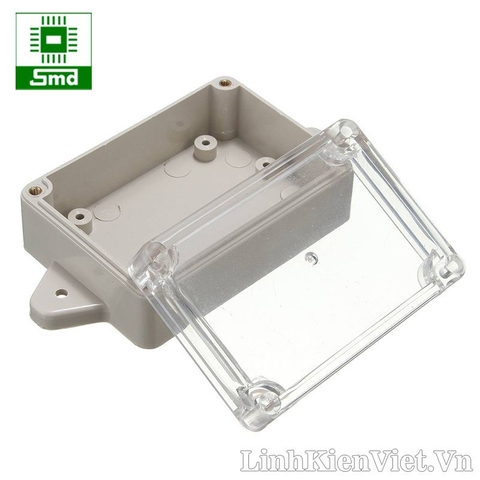 Hộp nhựa nắp trong 85x58x33mm có tai