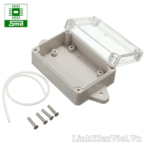 Hộp nhựa nắp trong 85x58x33mm có tai