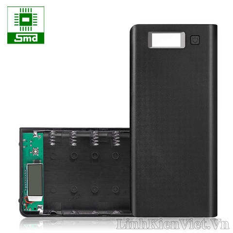 Box sạc dự phòng 8 cell LCD